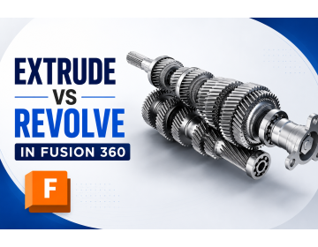 Extrude vs Revolve in Fusion 360: Which Feature Should You Use?